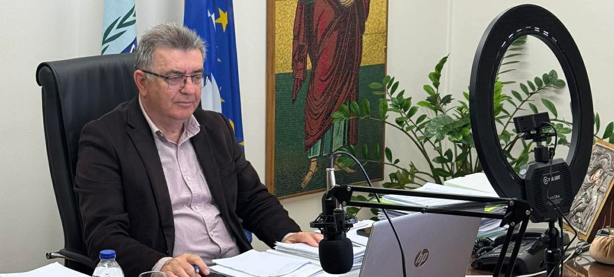 Εβδομαδιαίος Απολογισμός Δημάρχου Νίκου Σταυρέλη -  Μήνυμα για τη Μεγάλη Εβδομάδα και παρεμβάσεις σε έργα, πολιτική προστασία και κοινωνία